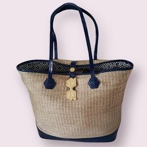 Jonathan Adler Duchess Large Straw Market Tote